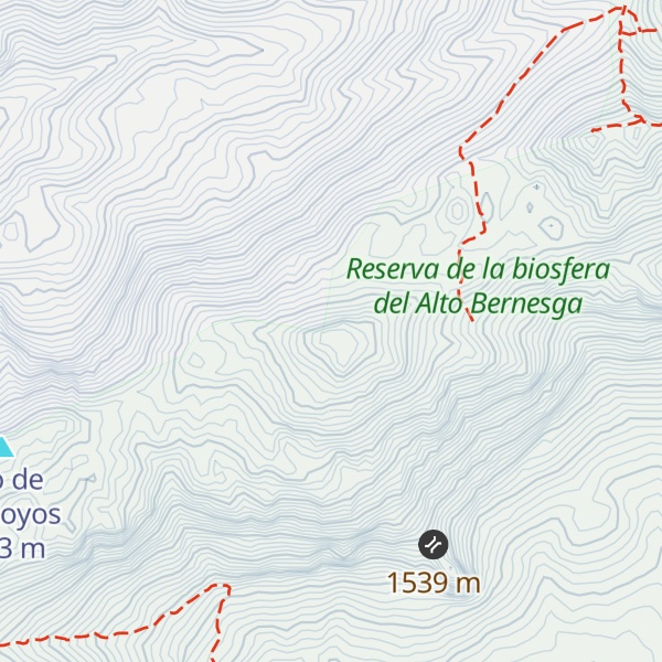 Map of Pico de la Brazosa