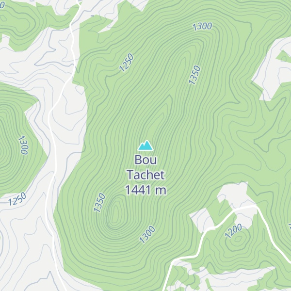 Map of Bou Tachet