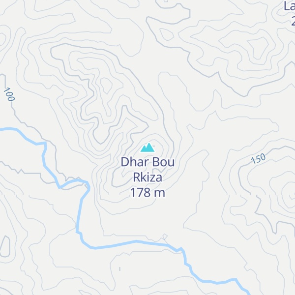 Map of Dhar Bou Rkiza