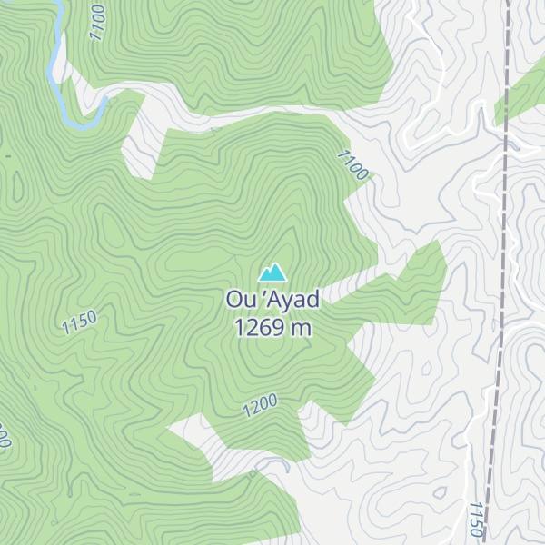 Map of Ou ’Ayad