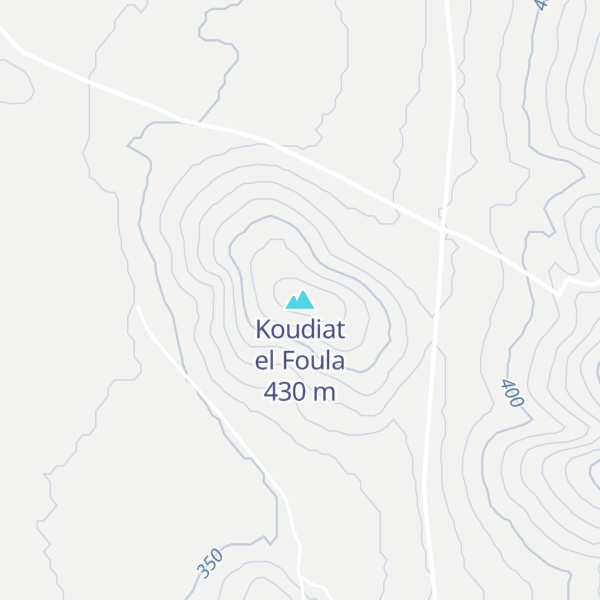 Map of Koudiat el Foula