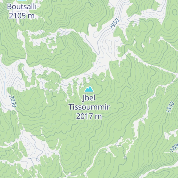 Map of Jbel Tissoummir