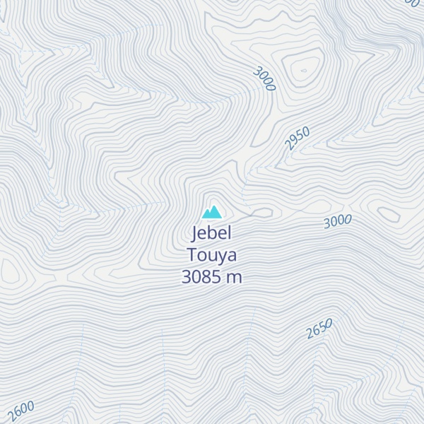 Map of Jebel Touya