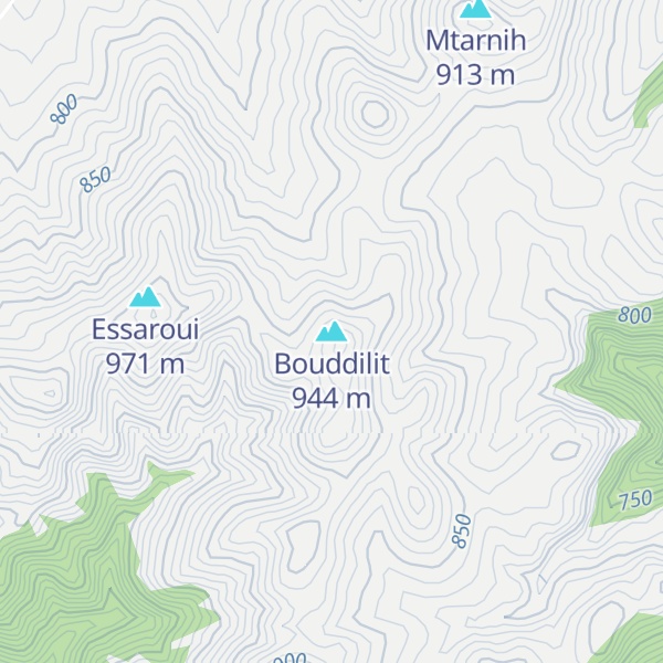 Map of Bouddilit