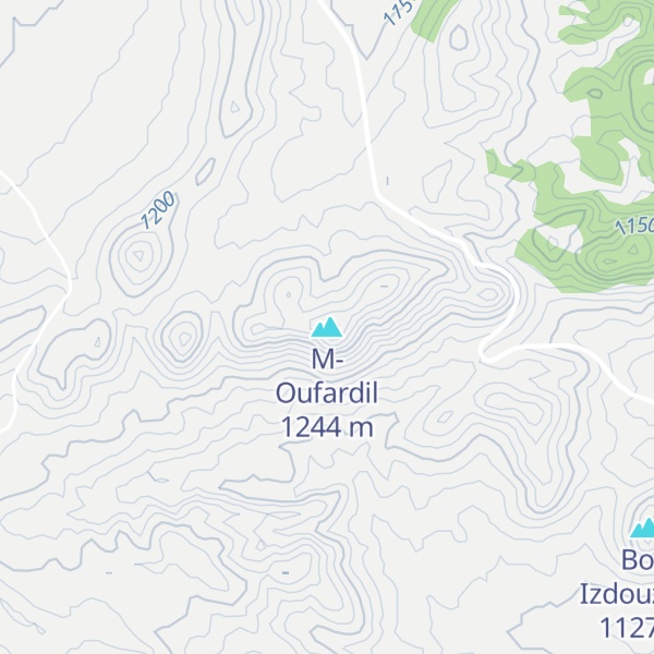 Map of M-Oufardil
