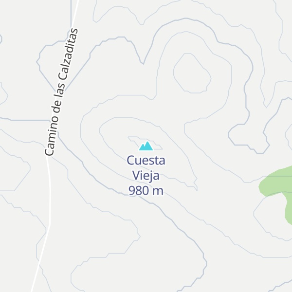 Map of Cuesta Vieja