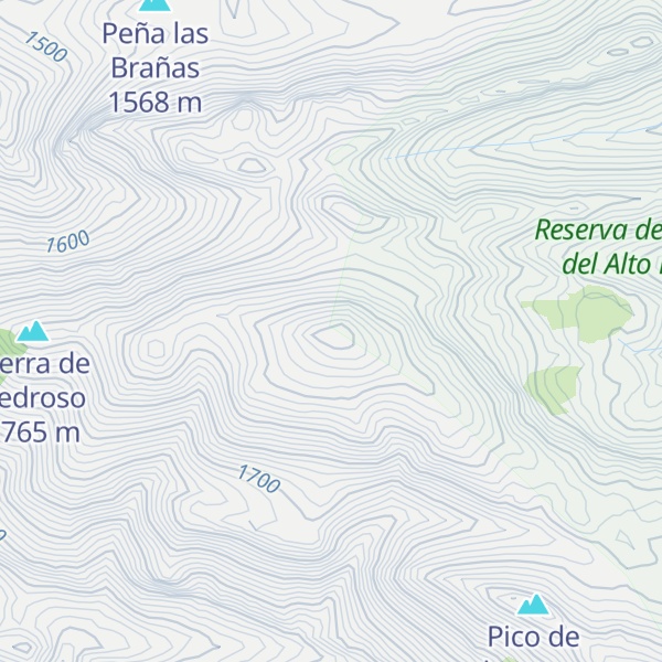 Map of Cerro del Pedroso