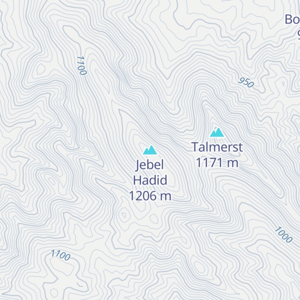 Map of Jebel Hadid