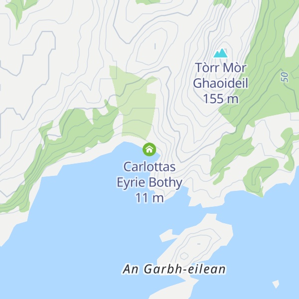 Map of Carlottas Eyrie Bothy