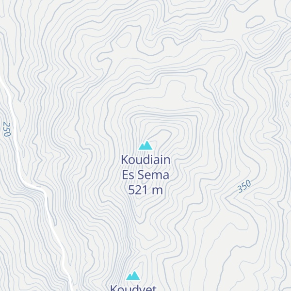 Map of Koudiain Es Sema