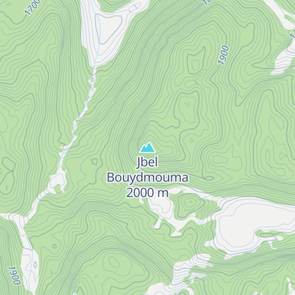 Map of Jbel Bouydmouma