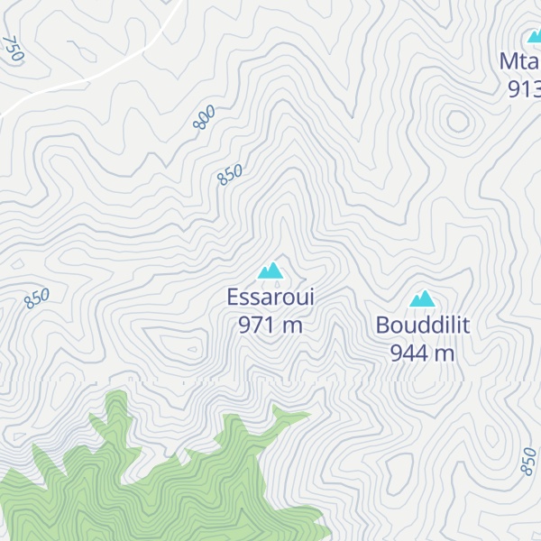 Map of Essaroui