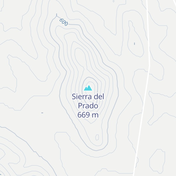 Map of Sierra del Prado