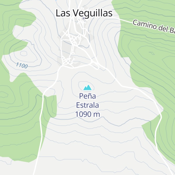 Map of Peña Estrala