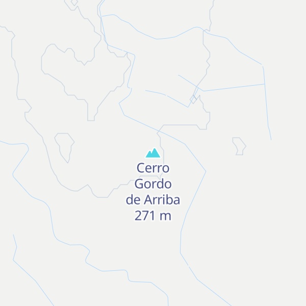 Map of Cerro Gordo de Arriba