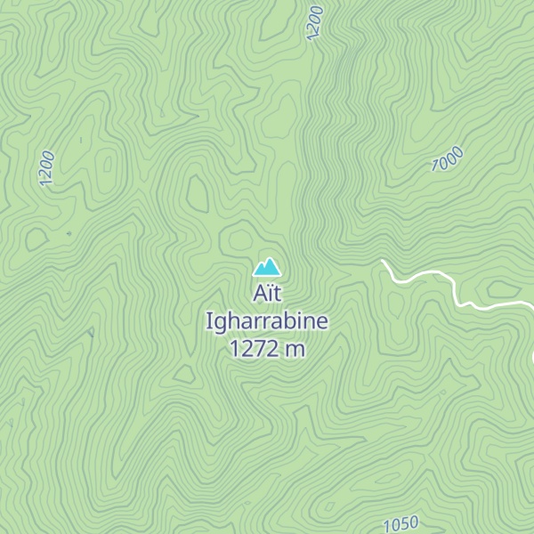Map of Aït Igharrabine