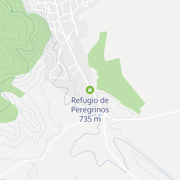 Map of Refugio de Peregrinos