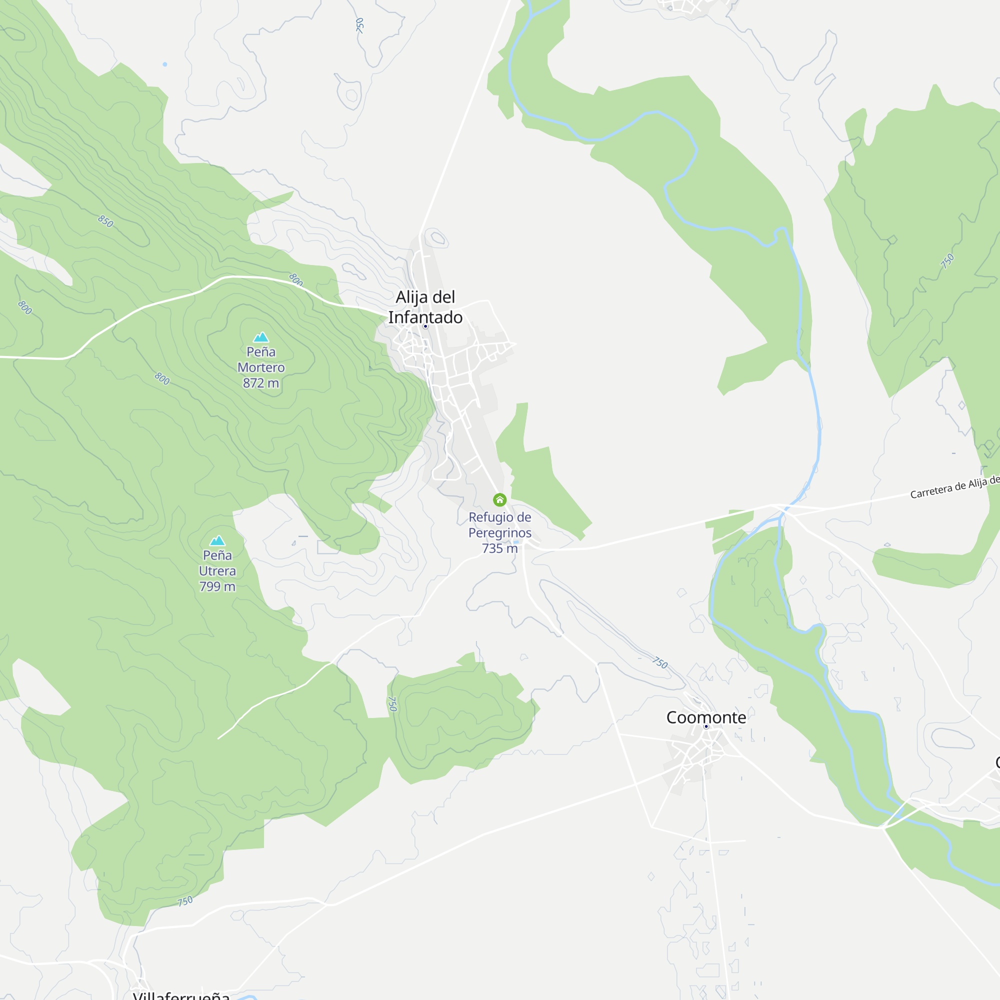 Refugio de Peregrinos map