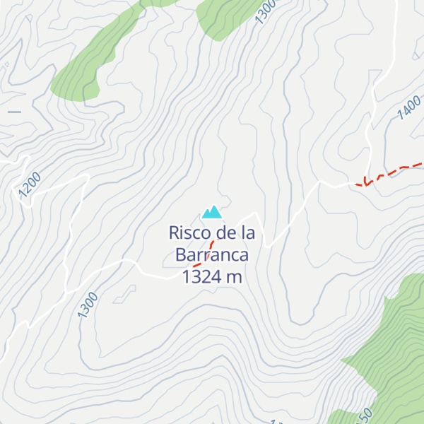 Map of Risco de la Barranca