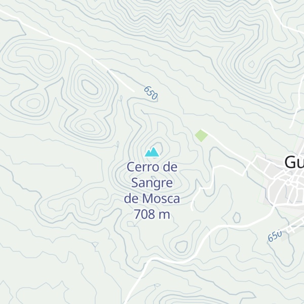 Map of Cerro de Sangre de Mosca