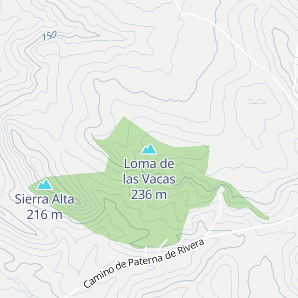 Map of Loma de las Vacas