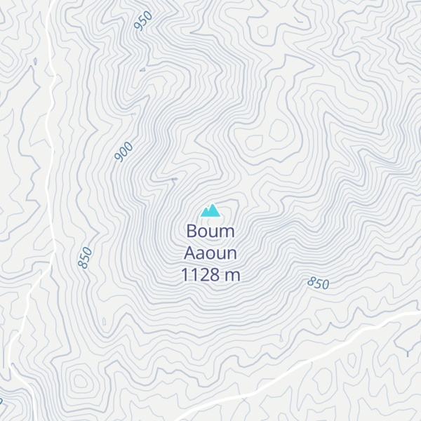 Map of Boum Aaoun