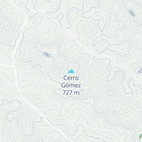 Map of Cerro Gómez