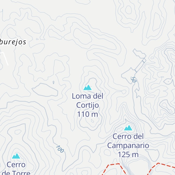 Map of Loma del Cortijo