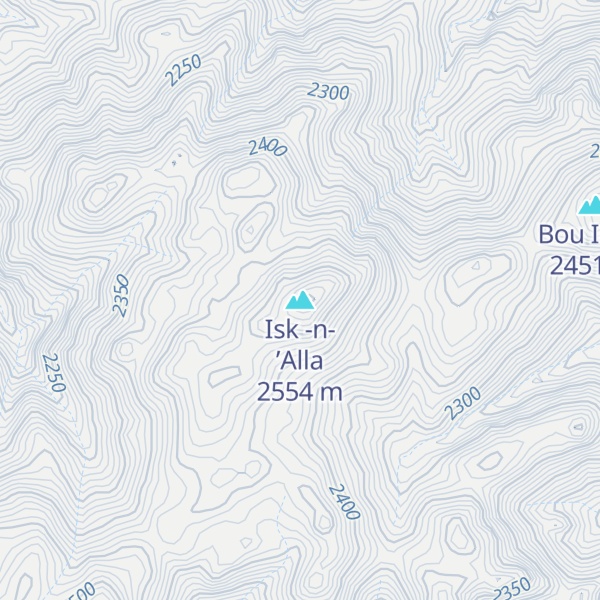 Map of Isk -n-’Alla