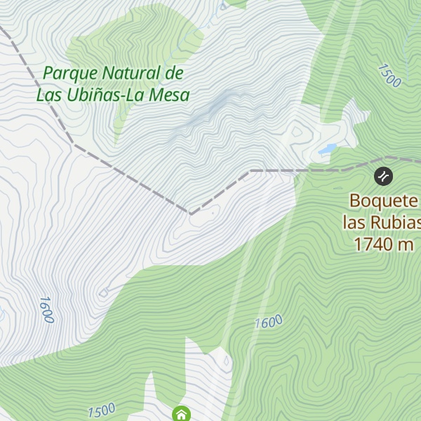 Map of Pico Negrón