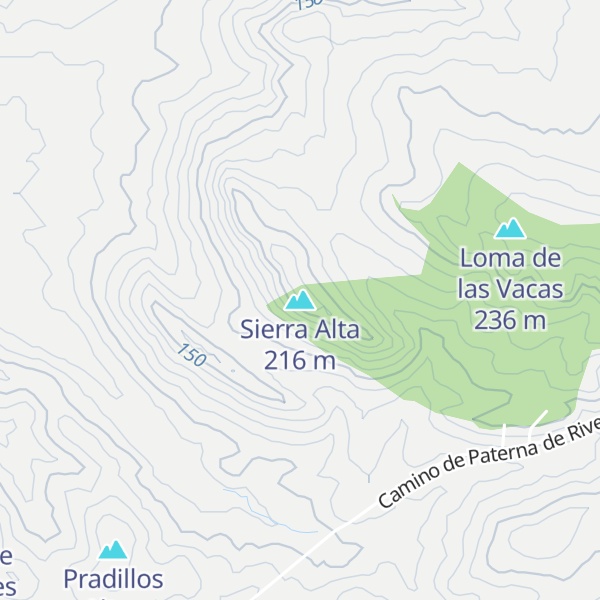 Map of Sierra Alta