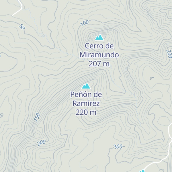 Map of Peñón de Ramírez