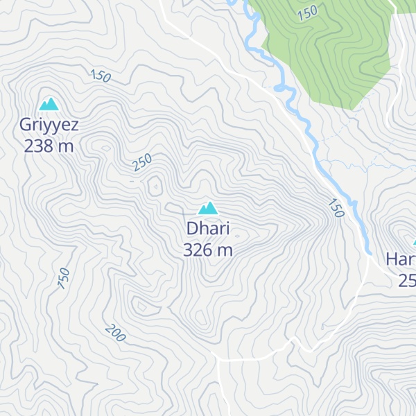 Map of Dhari