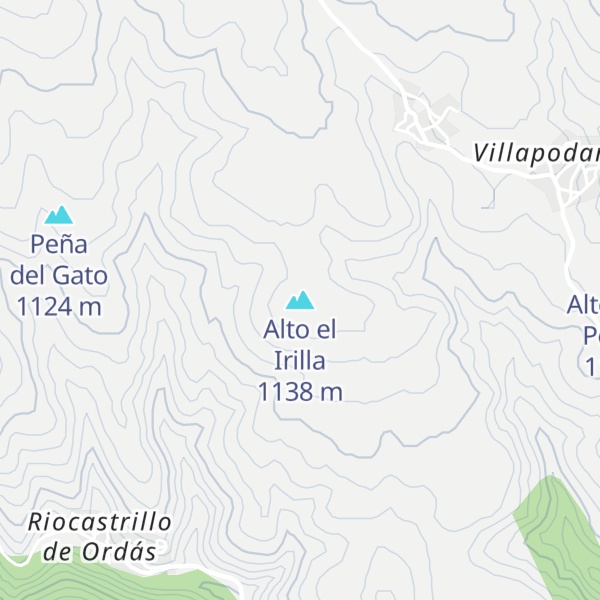 Map of Alto el Irilla