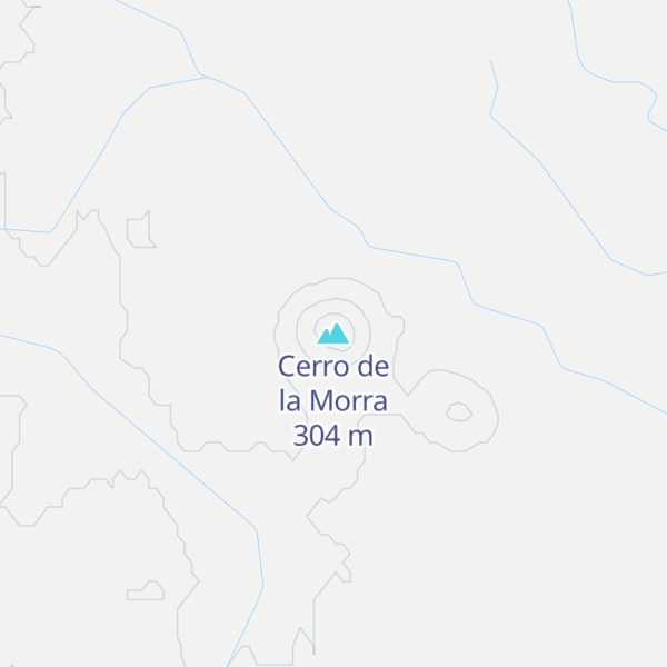 Map of Cerro de la Morra