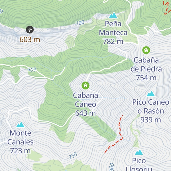 Map of Cabana Caneo