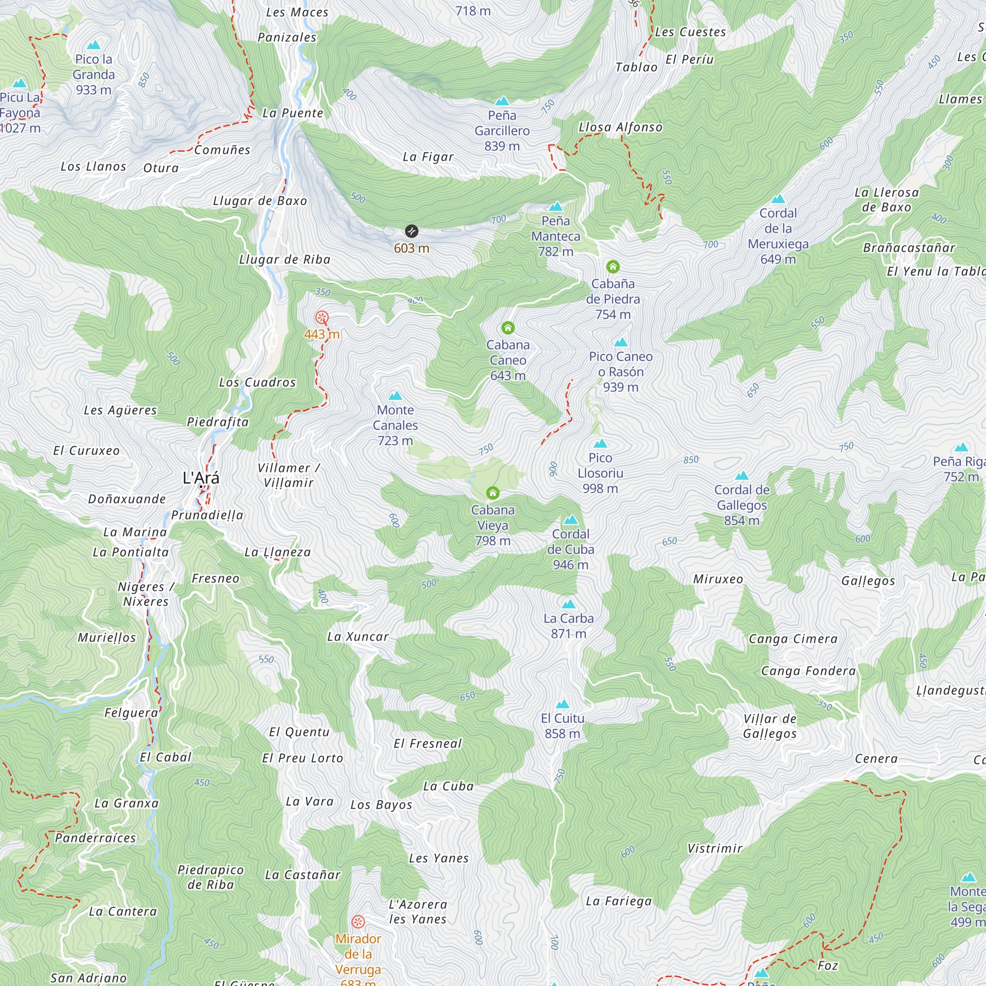 Cabana Vieya map
