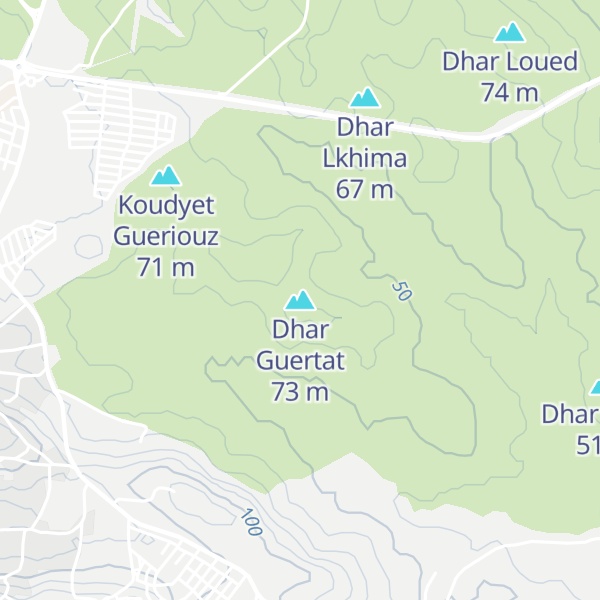 Map of Dhar Guertat
