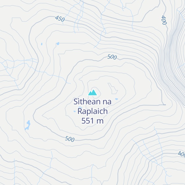 Map of Sìthean na Raplaich