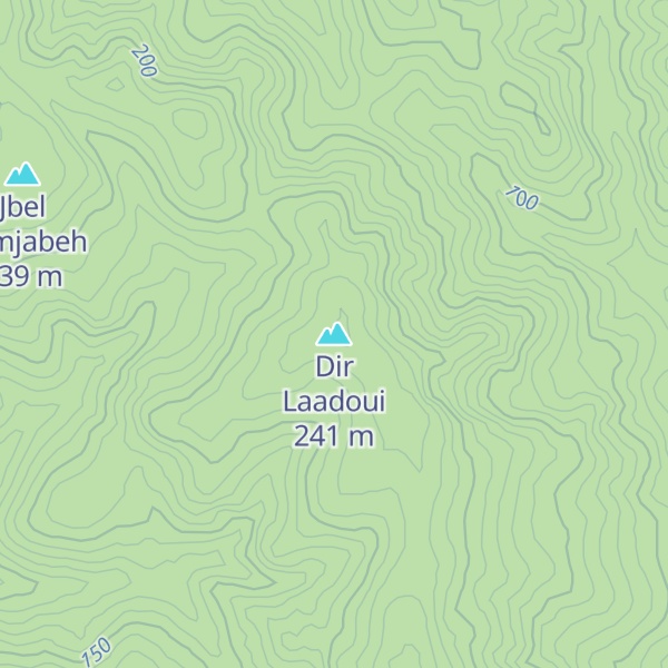 Map of Dir Laadoui
