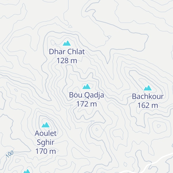 Map of Bou Qadja