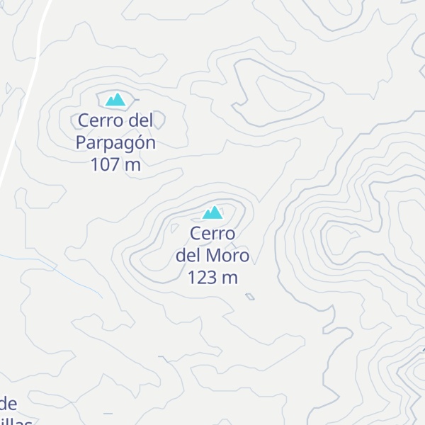 Map of Cerro del Moro