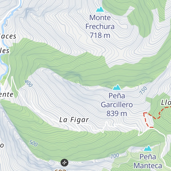Map of Los Reconcos