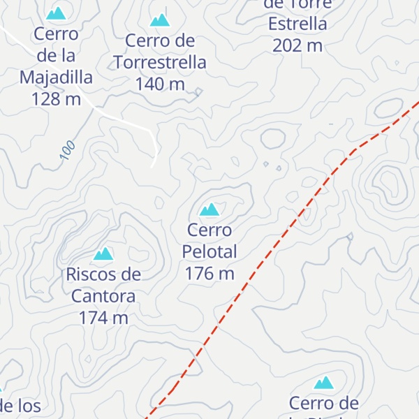 Map of Cerro Pelotal