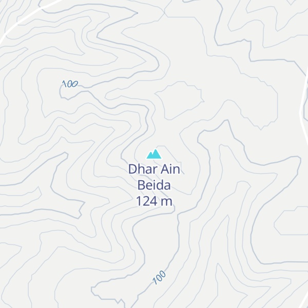 Map of Dhar Ain Beida