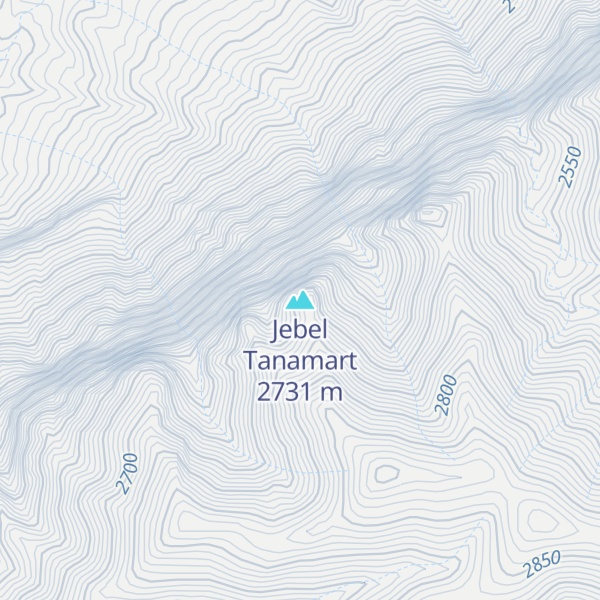 Map of Jebel Tanamart