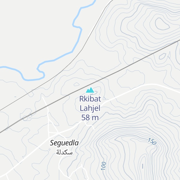 Map of Rkibat Lahjel