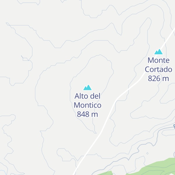 Map of Alto del Montico