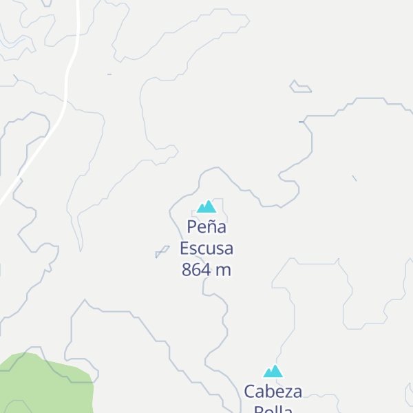 Map of Peña Escusa