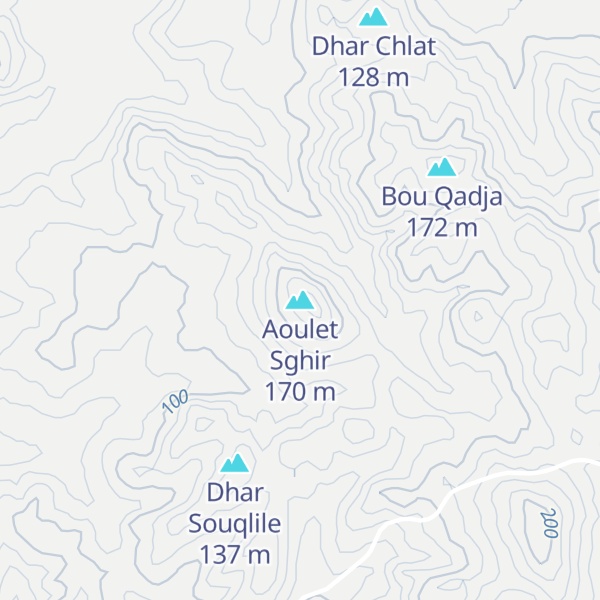 Map of Aoulet Sghir